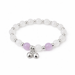 Amethyst Cat Eye Stone Bracelet
