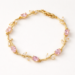 Pink Gold Tulip Bracelet