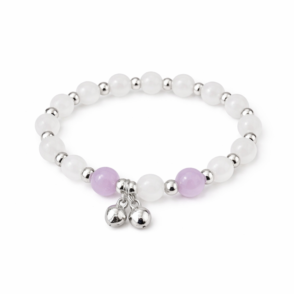 Amethyst Cat Eye Stone Bracelet
