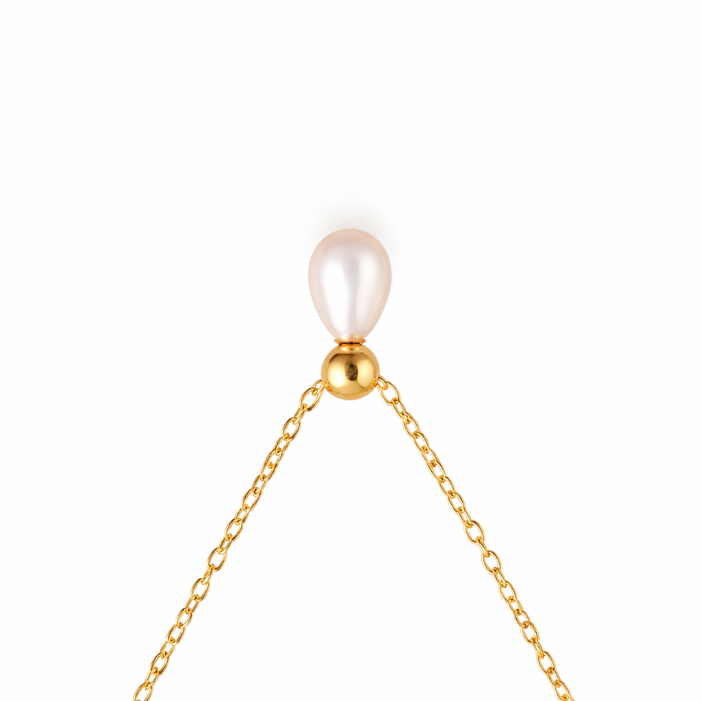 Perfume Bottle Pearl Necklace