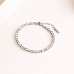 Silver Tennis Bracelet
