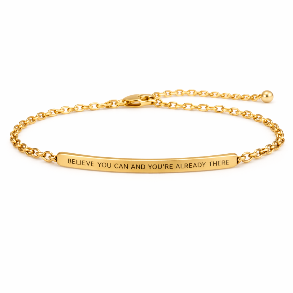 Standard Engraved Chain Message Bracelets