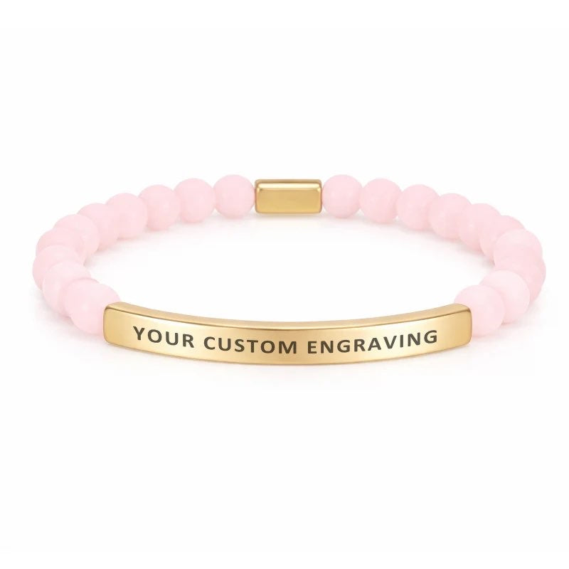 Custom Engraved Message Bracelet